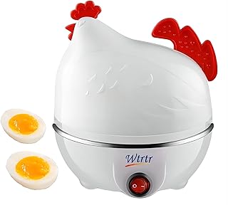 Cuiseur à œufs électrique wtrtr, taille 7 œufs (blancs)