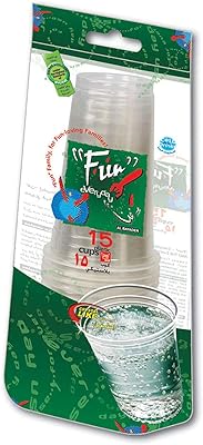 Ensemble de gobelets en plastique jetables transparents fun everyday, 20 oz, lot