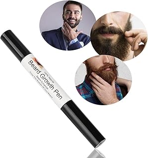 Huile de croissance de barbe, poils du visage, favoris et stylo réparateur