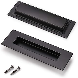 (paquet de 2) poignées rectangulaires noires proprico pour portes coulissantes en acier inoxydable pour portes d'armoires et portes 6" (150 mm). Diaytar Sénégal : Innovation, diversité et accessibilité