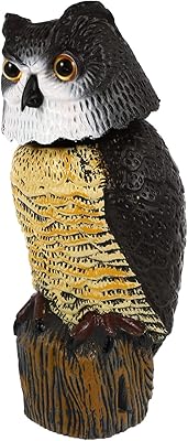 Figurine de hibou jenny décoration de jardin figurine d'oiseau et d'épouvantail pour la jardin