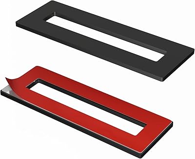 Ensemble de 2 poignées de porte de grange coulissantes adhésives en aluminium stq