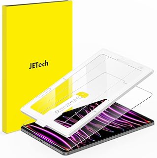 Protecteur d'écran geetech one-touch pour ipad pro 12,9 pouces (modèle 2022/2021/2020/2018, 6e/5e/4e/3e génération)