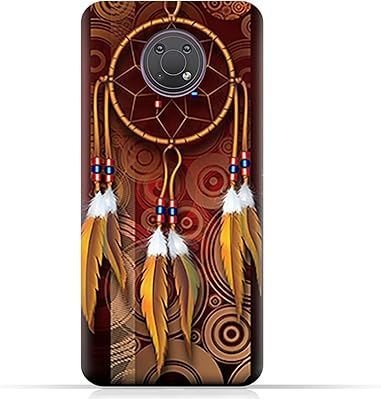 Coque mobile en tpu design amc avec motif plumes américaines pour nokia g10