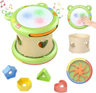 Jouets électroniques musicaux pour bébé tuma jouets cubes d'activité musicale 3 en 1
