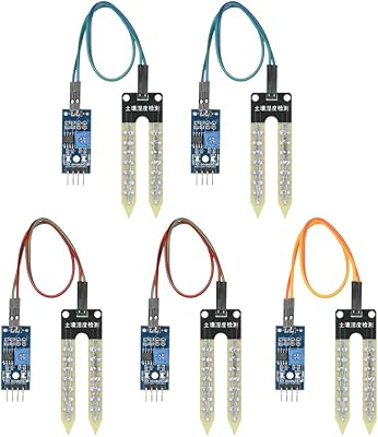 5 pièces capteur d'humidité du sol module de détection remplacement du système d'irrigation