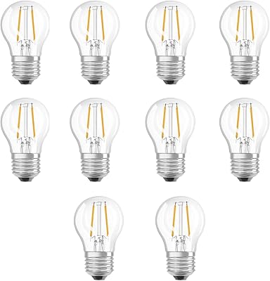Ampoule led osram retrofit 4w classique avec culot à vis e27-827 à filament
