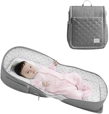 Sac pour nacelle et couffin pliable sunveno - sac à dos de voyage