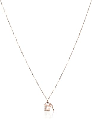 Collier pendentif en argent sterling serti d'une pierre de zircone blanche pour femme