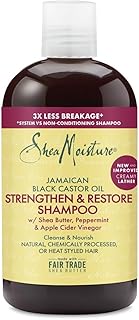 Shampooing à l'huile de ricin noire jamaïcaine shea moisture pour le renforcement