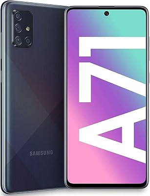 Téléphone mobile double sim samsung galaxy a71 avec une capacité de stockage