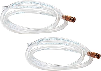 Tuyau de sécurité pour siphon d'origine, lot de 2 tuyaux de gaz