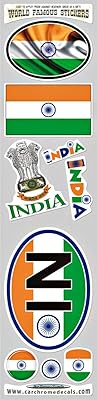 Inde 9 autocollants ensemble drapeau indien autocollant pare-chocs voiture vélo portable. Diaytar Sénégal : Des milliers de produits à portée de clic, livrés chez vous