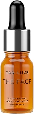 Gouttes autobronzantes tan luxe de the face légères-moyennes (10 ml) ajoutez des gouttes