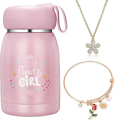 Le coffret cadeau pour demoiselle d'honneur comprend une tasse de 12 oz un collier