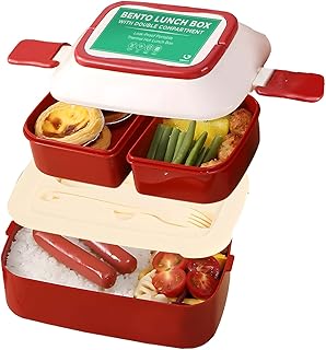 Boîte à déjeuner bento en graphite avec cuillère et fourchette boîte