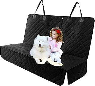 Housse de siège de voiture imperméable intul pour chien, compatible avec l'accoudoir central