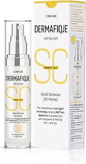 Crème solaire dermavic defense all matte de soleil spf 50 pour peaux