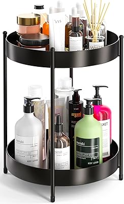 Organisateur de meuble-lavabo de salle de bain ekanti table de maquillage à 2