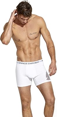 Lot de 3 boxers panos emporio pour hommes en coton et bambou