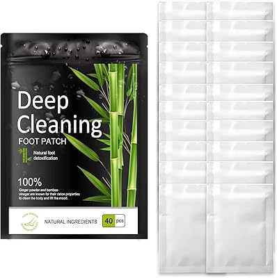 40 pièces de patchs détox pour les pieds, ingrédients actifs détoxifient, soulagent la fatigue,