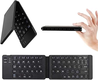 Clavier de poche rechargeable sans fil pliable iwinner clavier fin et léger