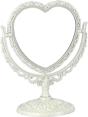 Miroir de maquillage grossissant double face arabest, joli miroir de maquillage en forme