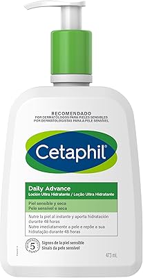 Cetaphil daily advance lotion ultra hydratante pour peaux sensibles et sèches 473ml