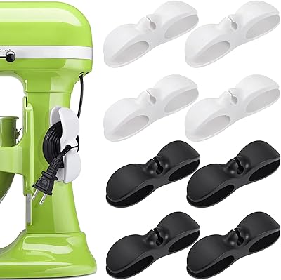 Organiseur de fils pour appareils de cuisine 8 pièces par olnewlock support