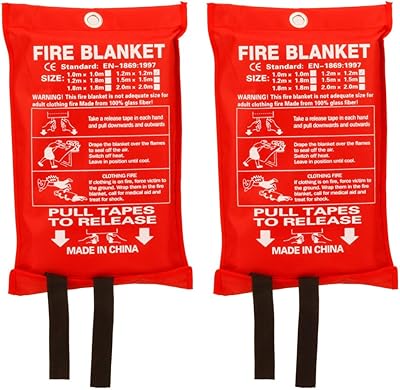 Couverture d'urgence en fibre de verre ignifuge exebo couverture ignifuge sécurité pour cuisine