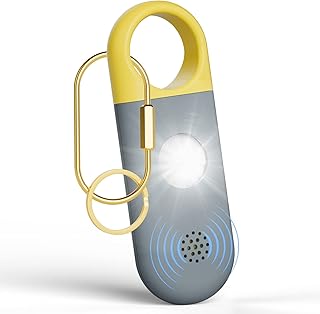 Alarme de sécurité personnelle pour femmes - porte-clés d'autodéfense 130 db avec lumière