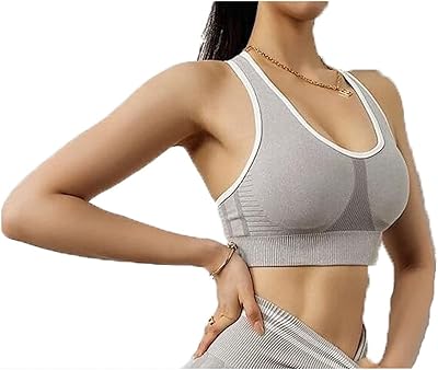Ensemble de vêtements de sport hofty pour femmes, vêtements de sport pour femmes, vêtements d'entraînement pour femmes, ensemble de yoga sans couture, vêtements de fitness, vêtements de sport (couleur : gris, taille : m). Diaytar : Parce que vous méritez le meilleur sans vous ruiner