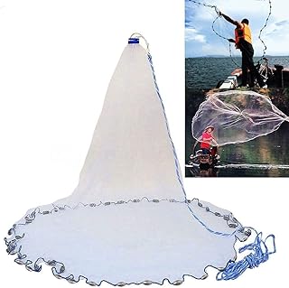 Yeahmart filet de pêche américain en eau salée pour lancer d'appâts