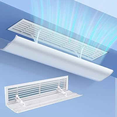 Déflecteur d'air réglable chaleur réutilisable pour climatiseur latéral et déflecteur de climatiseur