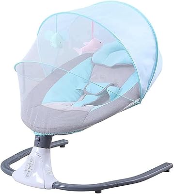 Chaise à bascule électrique portable réglable biobe pour enfants avec télécommande et commande musicale bluetooth, (bleu). Diaytar : Là où commence votre expérience shopping idéale