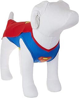 Déguisement dc comics superman pour chiens taille l (l) | costume de super-héros