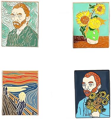 Broches vintage en émail van gogh pour revers, vêtements, sac à dos et cadeaux (4 pièces), taille unique, zinc, sans pierres précieuses – Photo produit Dakar Sénégal – Livraison rapide Broches vintage en émail van gogh pour revers, vêtements, sac à dos et cadeaux (4 pièces), taille unique, zinc, sans pierres précieuses. Diaytar : L'excellence du service, la douceur des prix