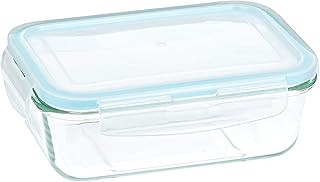 Récipient alimentaire rectangulaire en verre borosilicaté talona boro pro tl2213348, bleu, 1180 ml