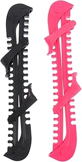 Todmomy 4 paires de couvre-chaussures de patin à neige en plastique pour adultes