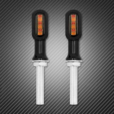 2 pièces imark led mini indicateur arrière clignotant feu de circulation pour harley