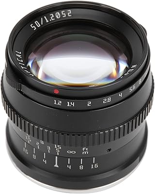 Objectif à grande ouverture 50 mm f1.2 lmount pour leica sl/sl2/sl2s et autres