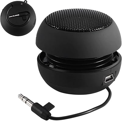 Mini haut-parleur, haut-parleur portable, prise audio aux 3,5 mm intégrée, son stéréo hd