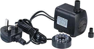 Ikam led light 800l-h pompe submersible ultra silencieuse pour aquarium bassin piscine
