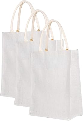 Eco-neutre grand sac de courses en jute | sacs d'épicerie