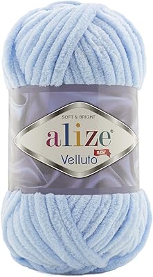 Fil à tricoter à la main alize veloto, 1 pièce