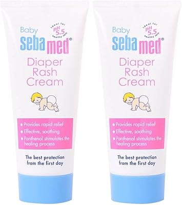 Crème contre l'érythème fessier sebamed pour bébés, paquet de 2 (100 ml)