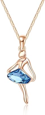 Collier ballet tango princess queen plaqué or rose avec cristaux swarovski® - 5071020