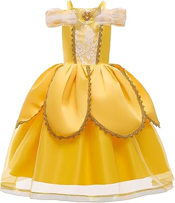 Robe de princesse pour filles robe de costume enfants soirée jupe 4