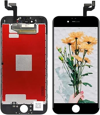Ensemble numériseur d'écran tactile lcd de remplacement pour téléphone (iphone 6s plus, noir)