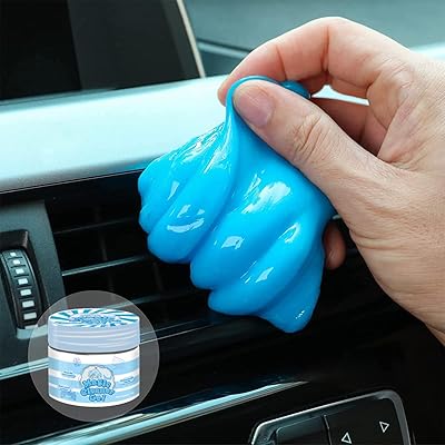 Gel nettoyant voiture micacose, pâte pour nettoyer les bouches d'aération de voiture, gel